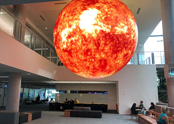 صفحه نمایش داخلی LED انعطاف پذیر P2 P2.5، صفحه نمایش LED بیلبورد کروی