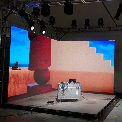 P1.57 P1.87 P2.5 صفحه نمایش LED همهجانبه با روشنایی کم و فناوری خاکستری بالا