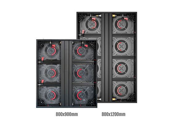 صفحه نمایش LED کابینت آلومینیومی ضد آب 800x1200 میلی متر با نصب ثابت P10 میلی متری برای نمایشگر LED خارج از خیابان