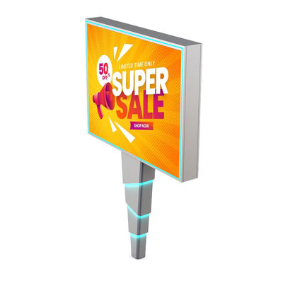 نصب آسان 8000nits IP65 p6 فولاد درب LED تابلو های تبلیغاتی دیجیتال