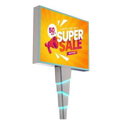 نصب آسان 8000nits IP65 p6 فولاد درب LED تابلو های تبلیغاتی دیجیتال