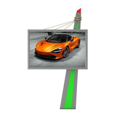 P6 سفارشی روشنایی بالا IP65 ضد آب فولاد صفحه نمایش دیجیتال در خارج از خانه صفحه تبلیغاتی LED