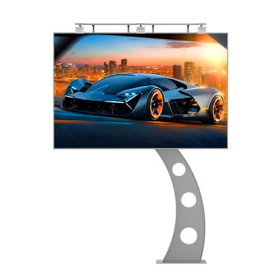IP65 ضد آب p6 8000nits فولادی تبلیغات صفحه نمایش دیجیتال در فضای باز صفحه تبلیغاتی