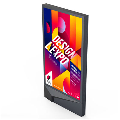 نصب آسان 3840 هرتز IP65 ضد آب P4 P5 P6 P8 P10 10000nits درب LED Mupi LED سیگنال دیجیتال