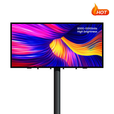تبلیغات صفحه نمایش LED تبلیغاتی P6.67 صفحه نمایش LED بیرونی رنگ کامل 8000cd / m2 960 * 960mm