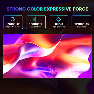 صفحه نمایش ثابت LED داخلی 500x250/750x250/1000x250 میلی متر، کابینت آلومینیومی، روشنایی 1200 نیت، P1.56 P1.95 P2.5 P2.6 P2.9 P3.91 برای نمایشگرهای تجاری