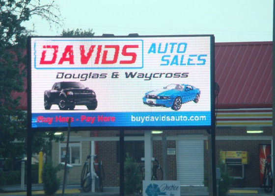 نمایشگاه صفحه نمایش دیجیتال در فضای باز P8 SMD ضد آلومینیوم ریخته گری ضد آب