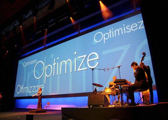 چراغ سیاه لامپ SMD داخلی LED صفحه نمایش ثابت 1R1G1B نصب شده برای اتاق جلسات