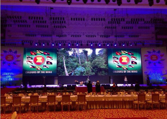 دیوار خرید داخلی صفحه نمایش کامل رنگی LED LED P10 با منبع تغذیه دوتایی