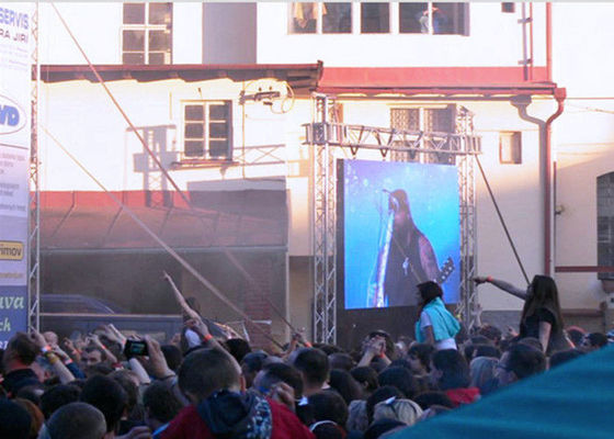 صفحه نمایش ویدئویی با صفحه نمایش 10 اینچ با انعطاف پذیر با صفحه نمایش 10 میلی متر پیکسل گام صدا برای رویداد جشن