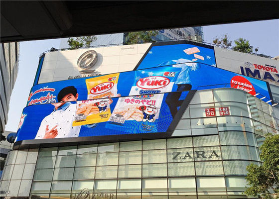 صفحه نمایش صفحه نمایش خمیده بالا روشنایی P10 با طراحی کابینت خمیده