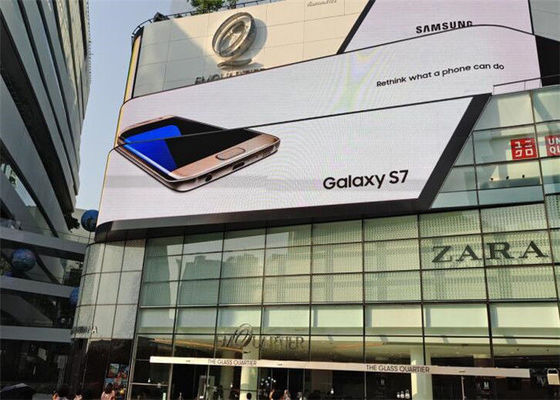 صفحه نمایش صفحه نمایش خمیده بالا روشنایی P10 با طراحی کابینت خمیده