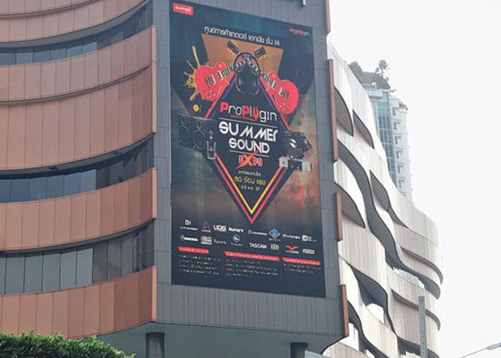 صفحه نمایش LED بدون درز نگهدارنده جلویی P10 RGB در فضای باز SMD صفحه نمایش LED