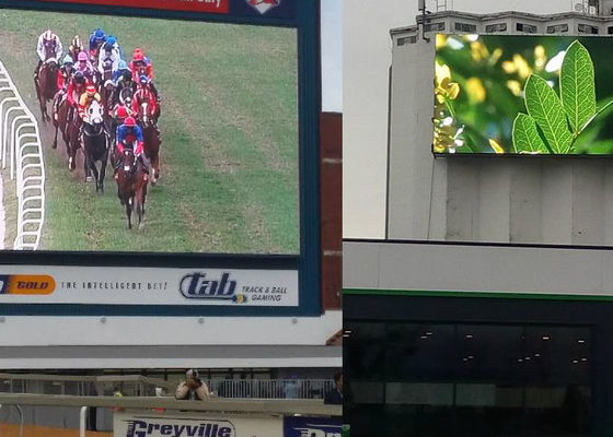 صفحه نمایش LED بدون درز نگهدارنده جلویی P10 RGB در فضای باز SMD صفحه نمایش LED