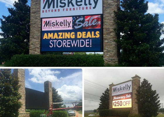 نمایشگر IP65 RGB Static Outdoor LED Billboard P20 Full LED نمایش دادن LED برای مدرسه