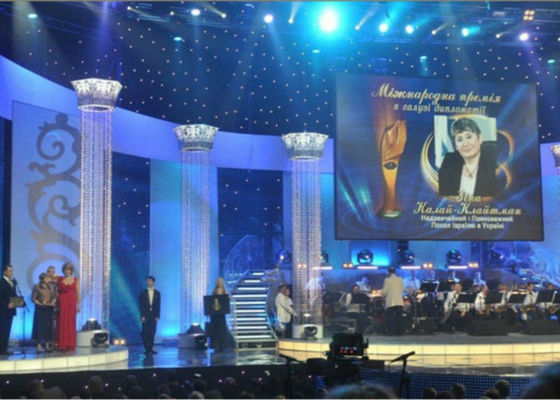 پرده LED صفحه نمایش فوق العاده روشنایی صحنه پرده انعطاف پذیر LED پرده P4.8mm