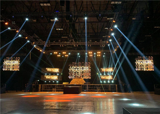 تجاری ویدیوی داخلی با رنگ کامل تجاری داخلی داخلی دیوار P4.8 برای اجاره سبک وزن