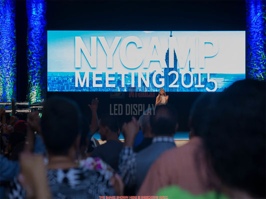 صفحه نمایش LED اجاره ای داخلی SMD2020 840nits رویداد عمومی P3.91