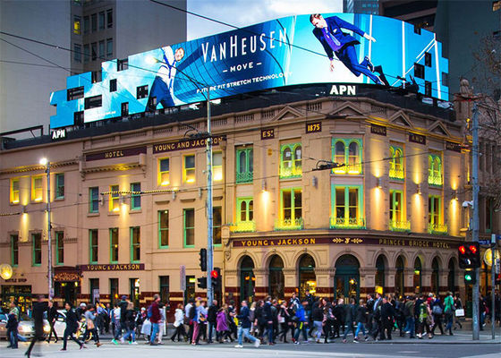 P10 SMD3535 6000cd / M2 صفحه نمایش LED در فضای باز ثابت 330W