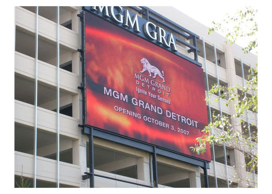 صفحه نمایش LED در فضای باز LED ثابت 7500nits 16mm Pixel Stadium