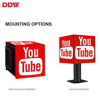 مکعب جادویی LED سفارشی P2.5 میلی متری داخلی، صفحه نمایش ویدیویی LED مکعبی