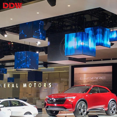 مکعب جادویی LED سفارشی P2.5 میلی متری داخلی، صفحه نمایش ویدیویی LED مکعبی