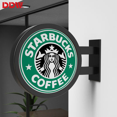 علامت LED گرد P4.68 در فضای باز، نمایشگر لوگوی LED دایره ای