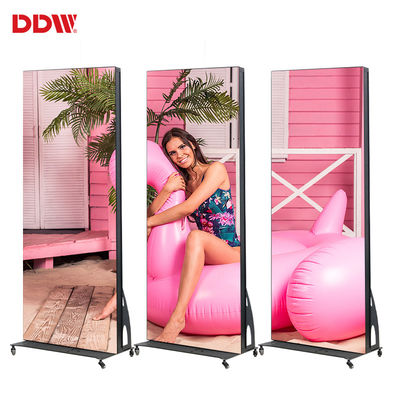 کفپوش ایستاده حرکت هوشمند دیجیتالی صفحه نمایش تبلیغاتی در فضای باز P2.5