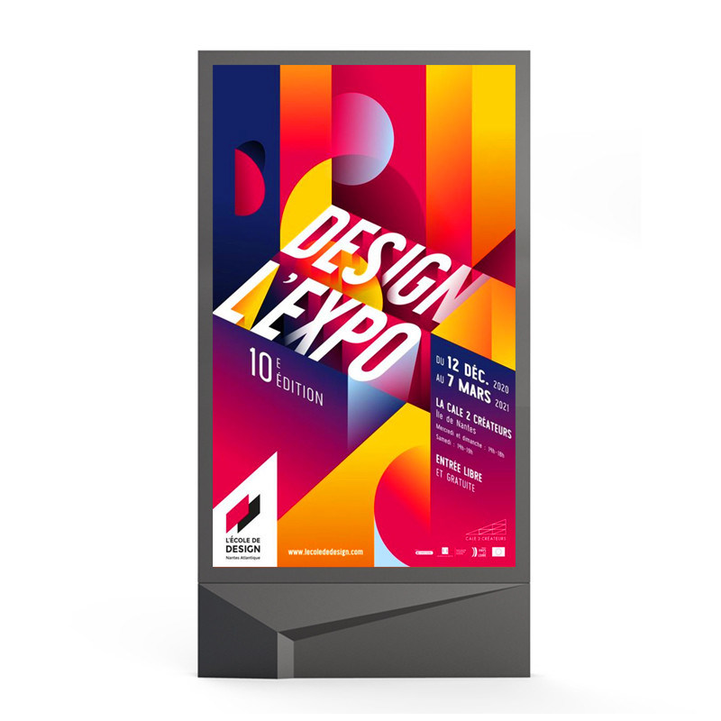 نصب آسان 3840 هرتز IP65 ضد آب P4 P5 P6 P8 P10 10000nits درب LED Mupi LED سیگنال دیجیتال