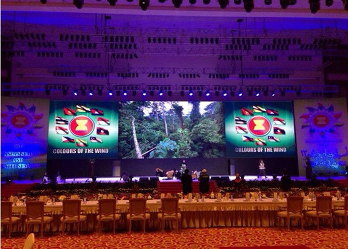 دیوار خرید داخلی صفحه نمایش کامل رنگی LED LED P10 با منبع تغذیه دوتایی