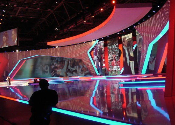 SMD3528 صحنه نرم اجاره ای صفحه نمایش نمایشگر تمام رنگی صحنه پس زمینه P4mm