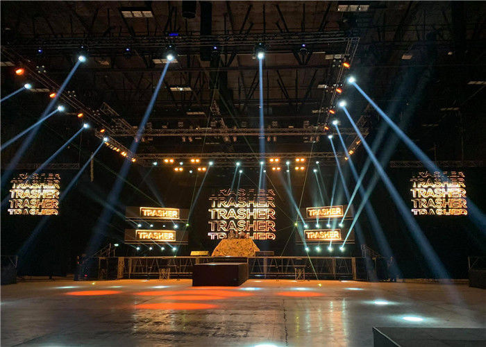 تجاری ویدیوی داخلی با رنگ کامل تجاری داخلی داخلی دیوار P4.8 برای اجاره سبک وزن